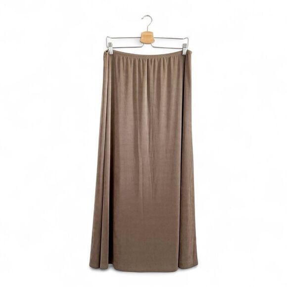 Chico’s Travelers Knit Maxi Skirt Pull On Elastic Waist - Picture 1 of 5